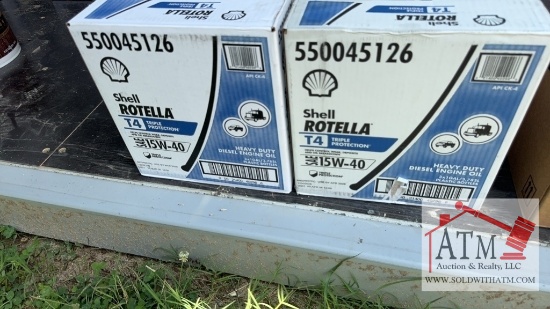 (2) Cases Rotella 15W-40 (6 Gallons Total)
