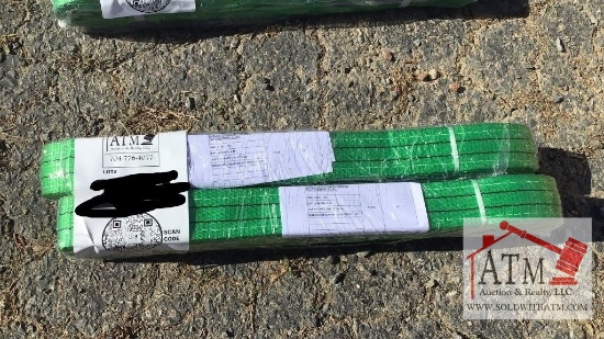 (2) NEW Chokers 4400 LB SWL - Approx 19.5' Long