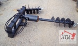 NEW JCT Auger & Bits - Skidsteer Attachment