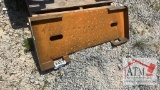NEW Future Skidsteer Mounting Plate
