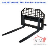 New JBX 4000 48” Forks - Skidsteer Attachment