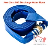 NEW 2” x 50' Discharge Water Hose