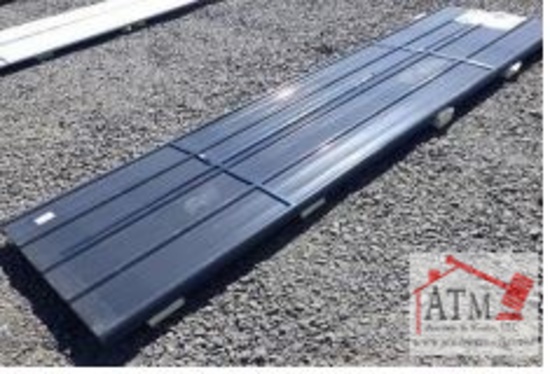 (70) NEW 12' x 3' Gray Metal Roof Panels