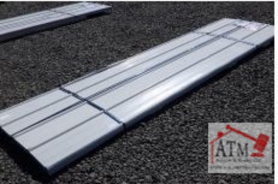(70) NEW 12' x 3' White Metal Roof Panels