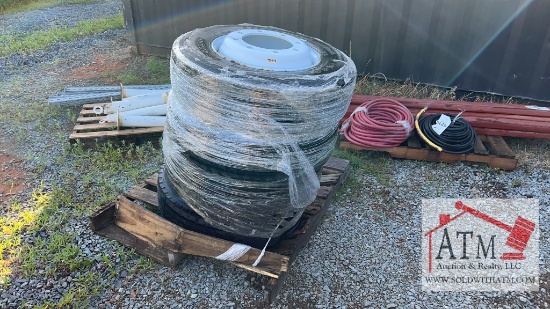 (4) Unused 235/75R16 8-Lug Dually Tires