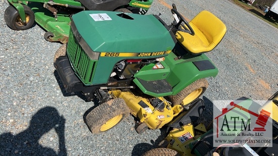 John Deere 265 Lawn Tractor (Non-Running)