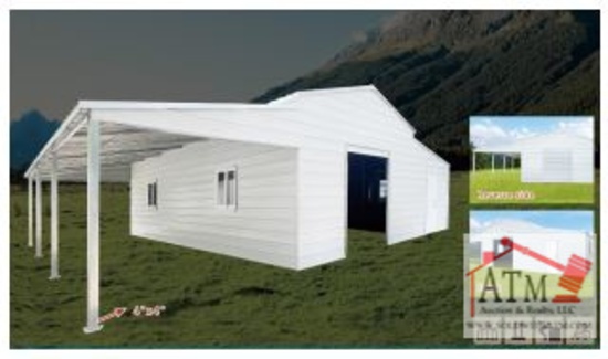 NEW 42' x 30' Metal Storage Shed