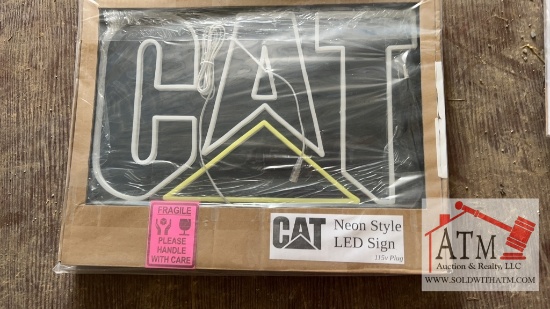 NEW Caterpillar Neon Sign