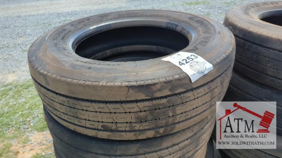 (4) 275/70R22.5 Tires