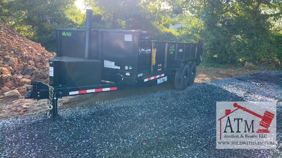NEW 2024 Watchdog 16' Dump Trailer