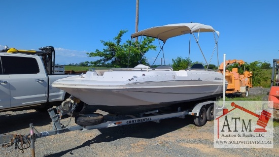 2003 Hurricane 20' Fun Deck GS201 Boat