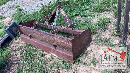 6' Box Scrape - 3 Pt Hitch