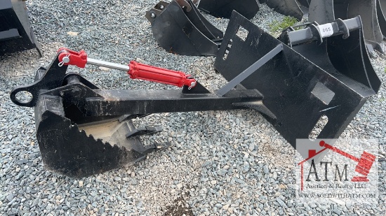 12" Back Hoe Bucket - Skidsteer Attachment