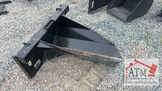 Stump Bucket Tree Spade - Skidsteer Attachment