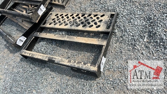 Pallet Fork Headache Racks - No Forks - Skidsteer