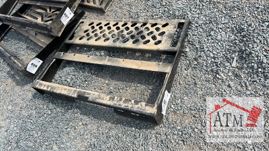 Pallet Fork Headache Racks - No Forks - Skidsteer
