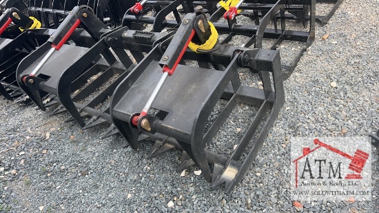 84" Extreme Duty Root Grapple - Skidsteer Attach