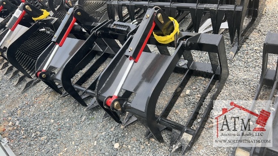 74" Extreme Duty Root Grapple - Skidsteer Attach