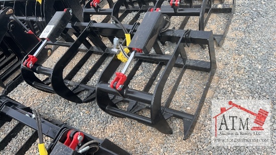 72" Heavy Duty Root Grapple - Skidsteer Attach