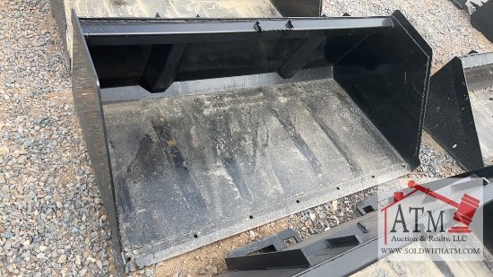 74" Litter Bucket High Capacity - Skidsteer Attach