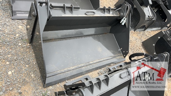 Heavy Duty 63" 4-in-1 Bucket - Skidsteer Attach