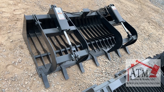 Economy 72" Rock Grapple - Skidsteer Attachment