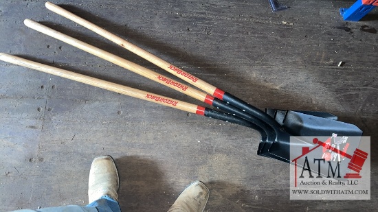 (3) New Flathead Shovels