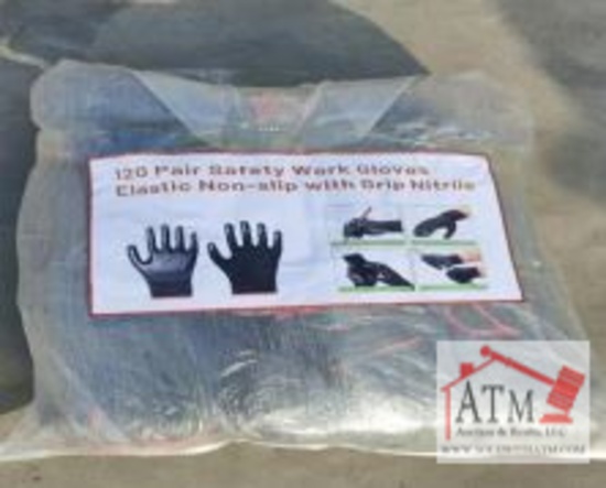 NEW 120 Pairs of Safety Work Gloves