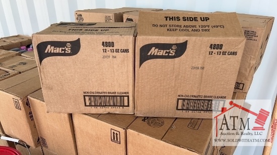 (2) Cases of Napa Brake Cleaner (24 Cans Total)