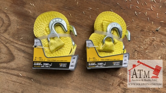 (2) 30ft Tow Straps