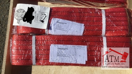 (2) NEW Chokers 11000 LB SWL - Approx 19.5' Long