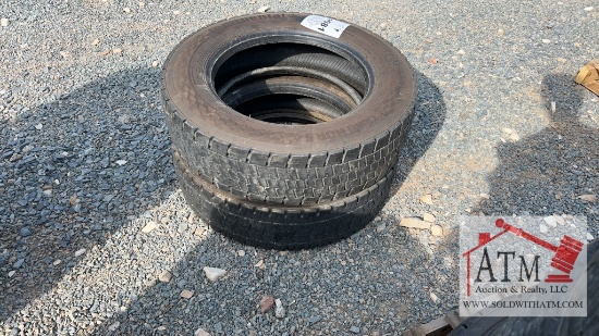 (2) 225/70R19.5 Tires