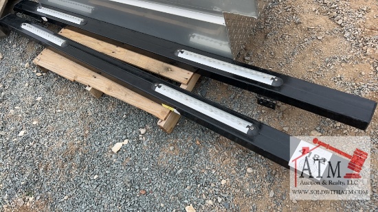 (2) CM Flatbed Hinged Fold Down Sides