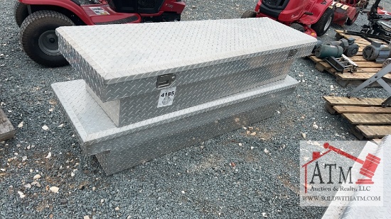 (2) Aluminum Truck Tool Boxes