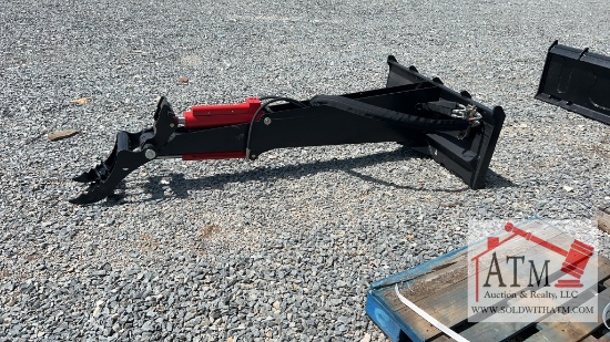 Long Arm Back Hoe Attachment Hydraulic Thumb