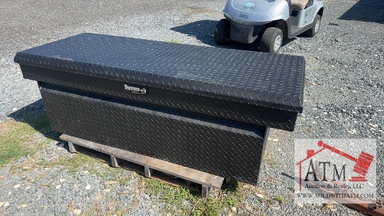 NEW Truck Bed Black Aluminum Toolbox
