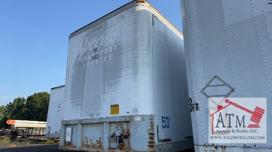 1993 Fruehauf 53' Dry Van Trailer (No Title)