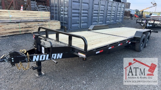 2026 Nolan 7' x 22' Premium Partial Tilt Trailer