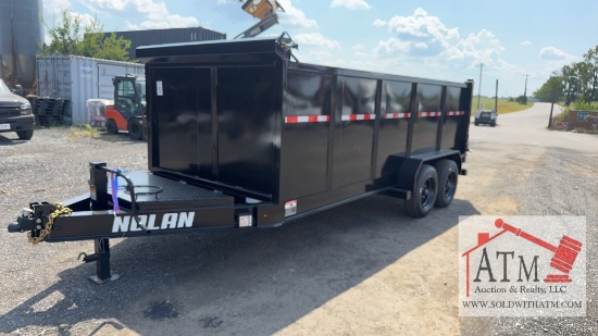 2026 Nolan 7' x 16' HD Dump Trailer
