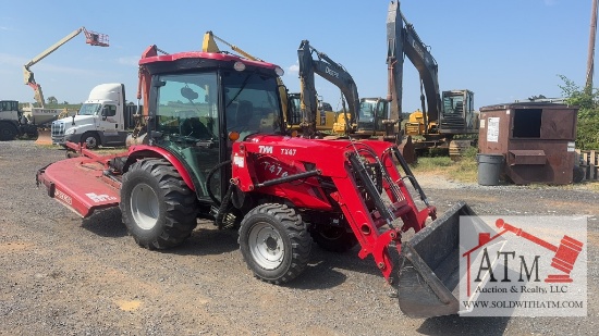 2020 TYM T474 4X4 Tractor w/ 6' Bush Hog