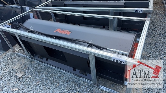 NEW Pabreak 72" Rotary Tiller - Skidsteer Attach