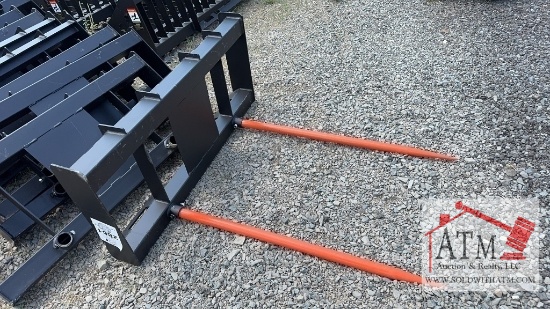 NEW Pabreak Hay Spear - Skidsteer Attachment