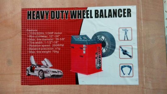 UNUSED Heavy Duty Wheel Balancer