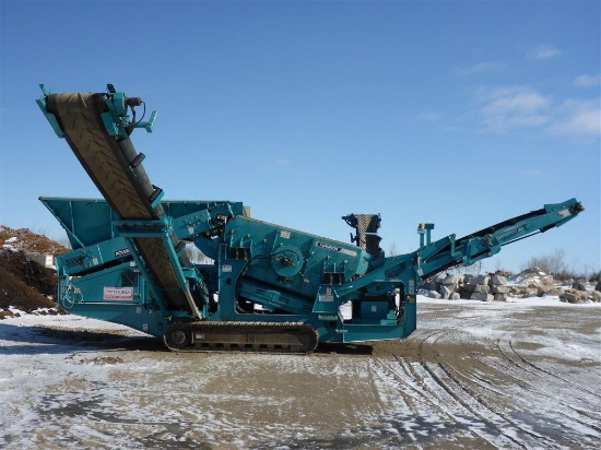 2011 Powerscreen Warrior 800 Crawler 2 Deck Incline Screening Plant