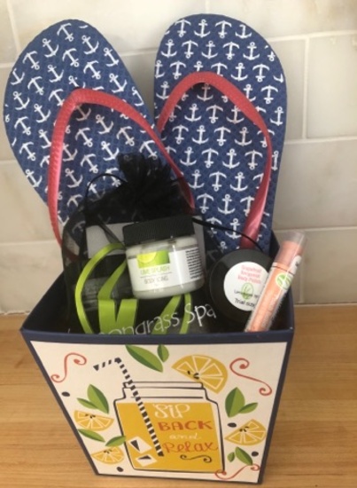 Lemongrass Spa Basket