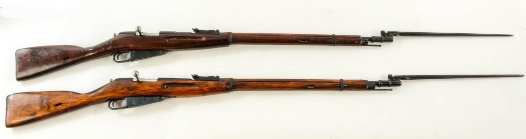 Two Russian Mosin Nagant M91 30 Rifles Firearms Military Artifacts Firearms Auctions Online Proxibid