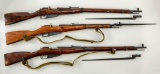 Three Mosin Nagant Military Rifles