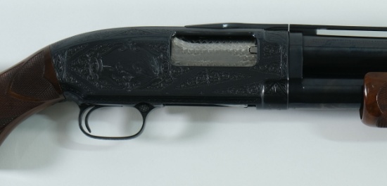 Kornbrath Engraved Winchester 12 Trap Shotgun
