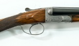 Engraved Lebeau Courally 20ga SXS Shotgun