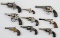 Group of nine Antique Guns